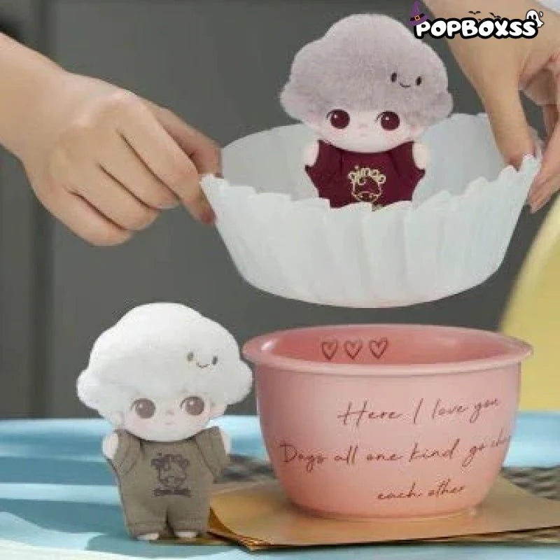 POPMART DIMOO Crush on Coffee Series-Soft-faced Plush Keychain Blind Box