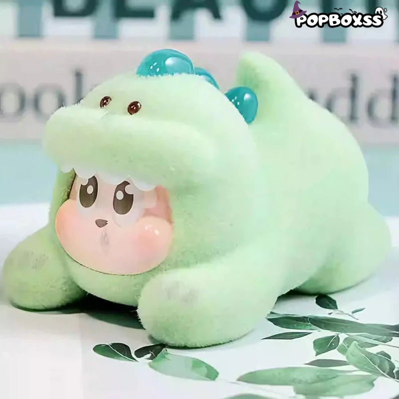 THE SLLO Dinosaur Series PVC Figures. Fuzzy Blind Box