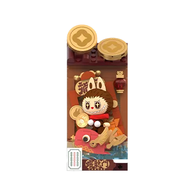 Wealthy Snake's New Year Celebration -Fortunate Hand Series Block Figures