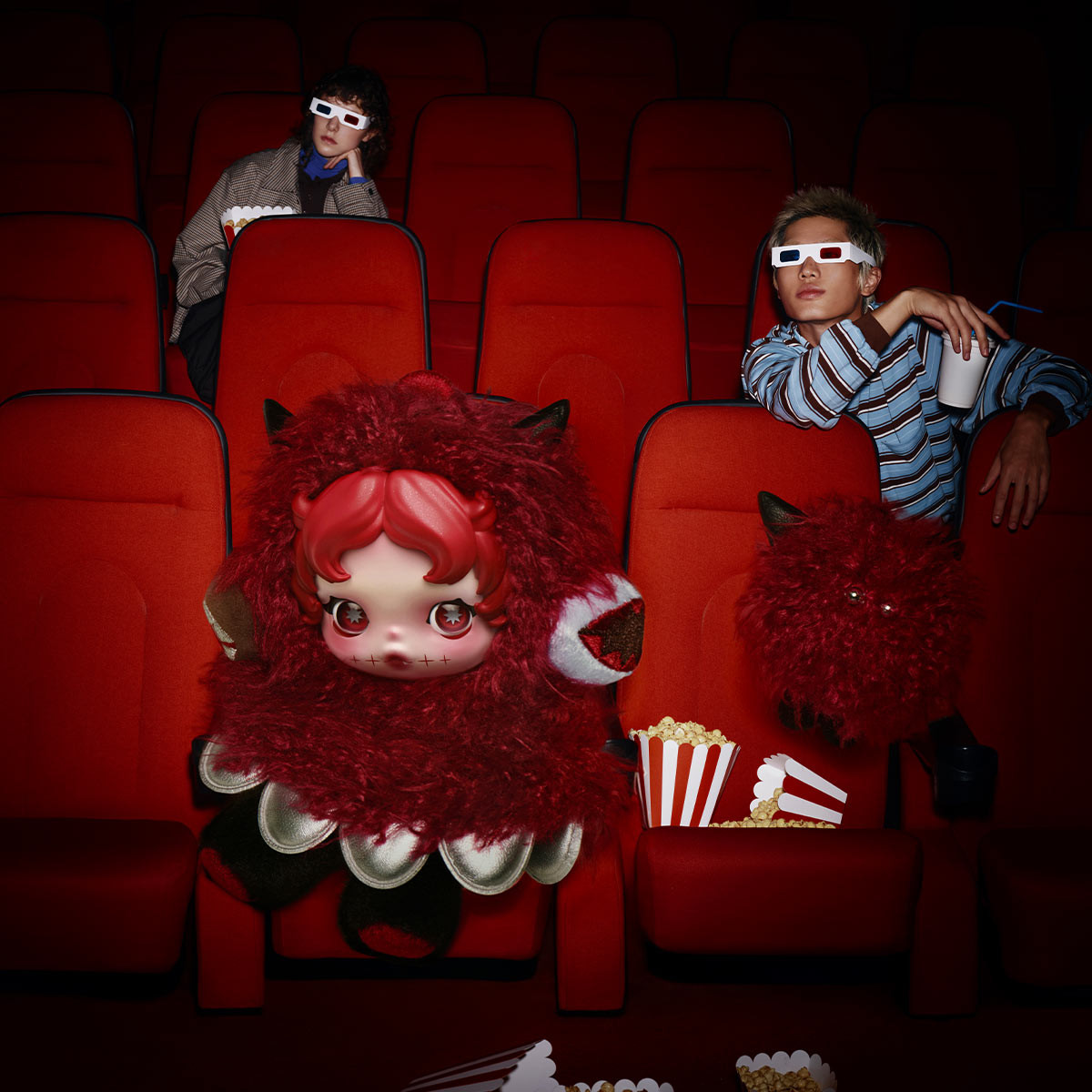 SKULLPANDA You Found Me Series Plush Doll Pendant Pop Mart Blind Box