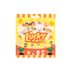 POP BEAN Lucky Cat Series PVC Figures. Blind Box