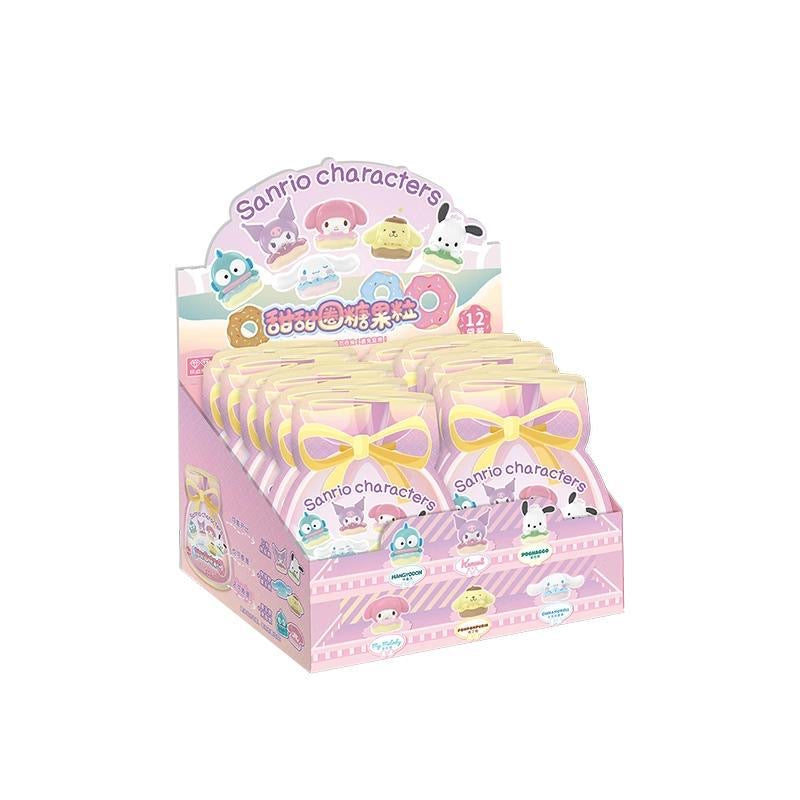 SANRIO Characters Crooked Head Mini Beans Series PVC Figures, Blind Box