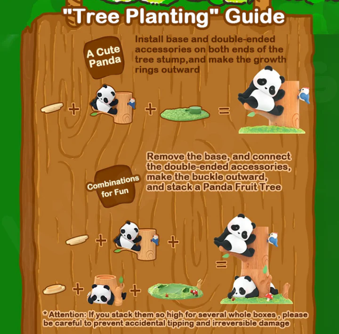 Panda Roll Fruit Tree Series Blind Box