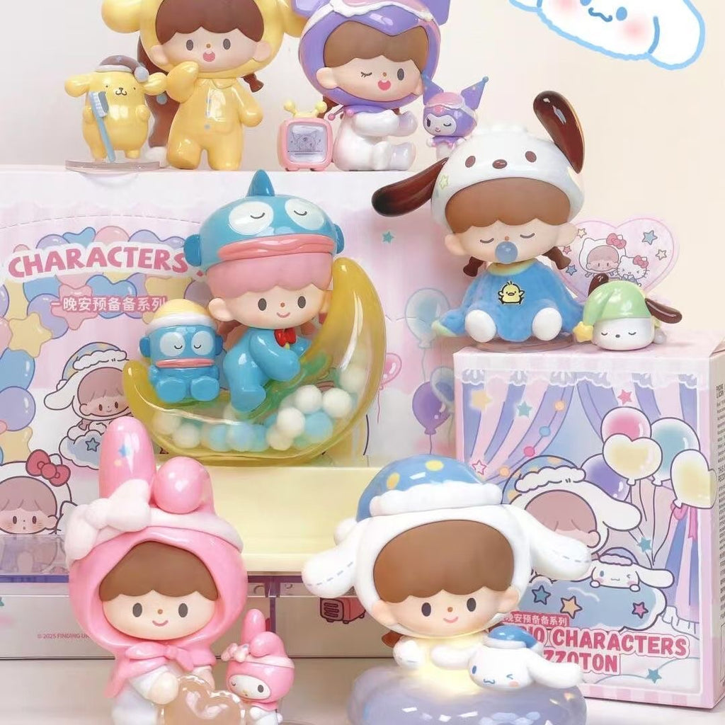 zZoton x Sanrio Preparation Before Bedtime Series Figures, Blind Box