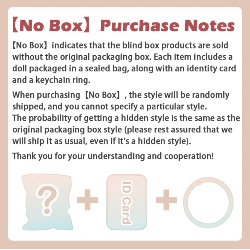 Nommi V4 MIBAO Series Plush Dolls. Blind Box