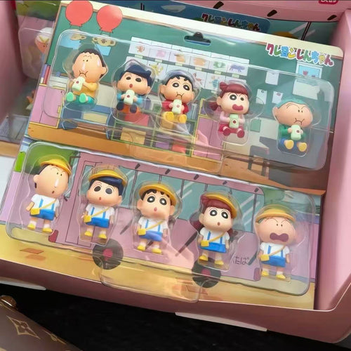 Crayon Shin-chan The five-person team mobilized blind box