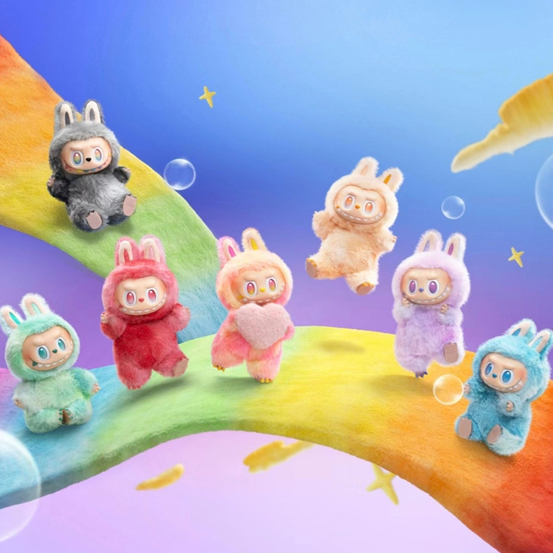 【NEW】THE MONSTERS LABUBU V3 Big Into Energy Series Plush Dolls Pop Mart Blind Box