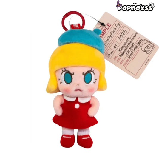 POPMART Angry MOLLY 2025 PTS Exhibition limited edition vinyl plush pendant