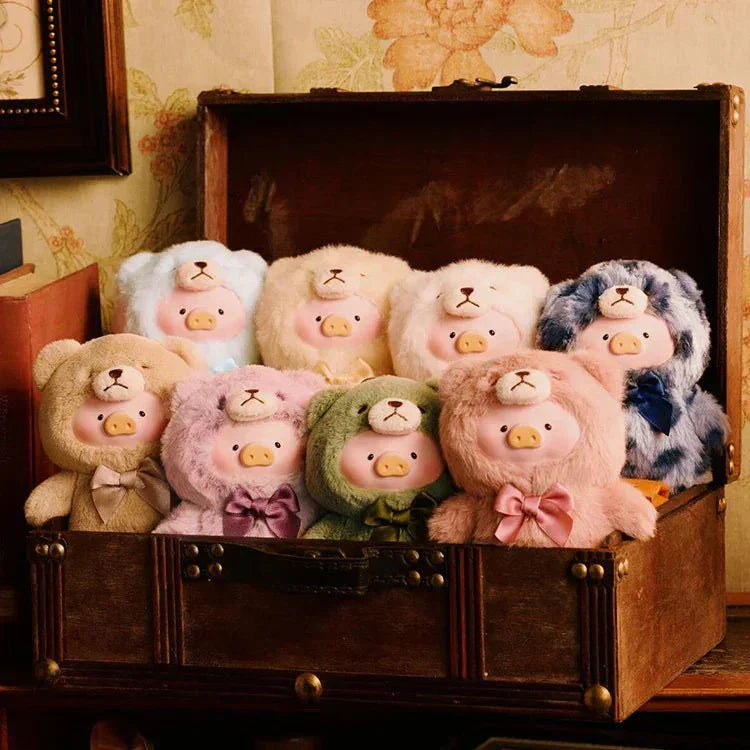 LuLu the Piggy Teddy Lulu Vinyl Face Series Plush Dolls. Blind Box