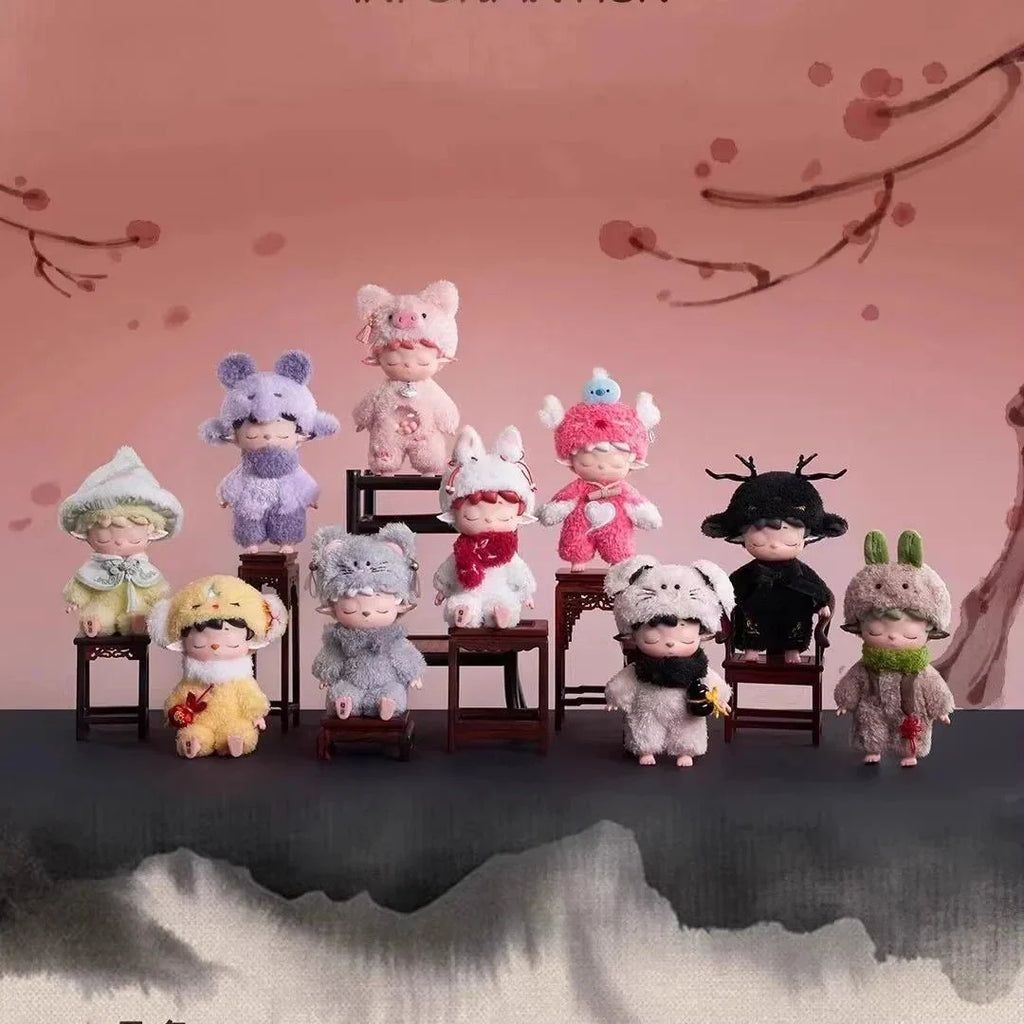 MIMI Leisurely Elf Vinyl Plush Dolls. Blind Box