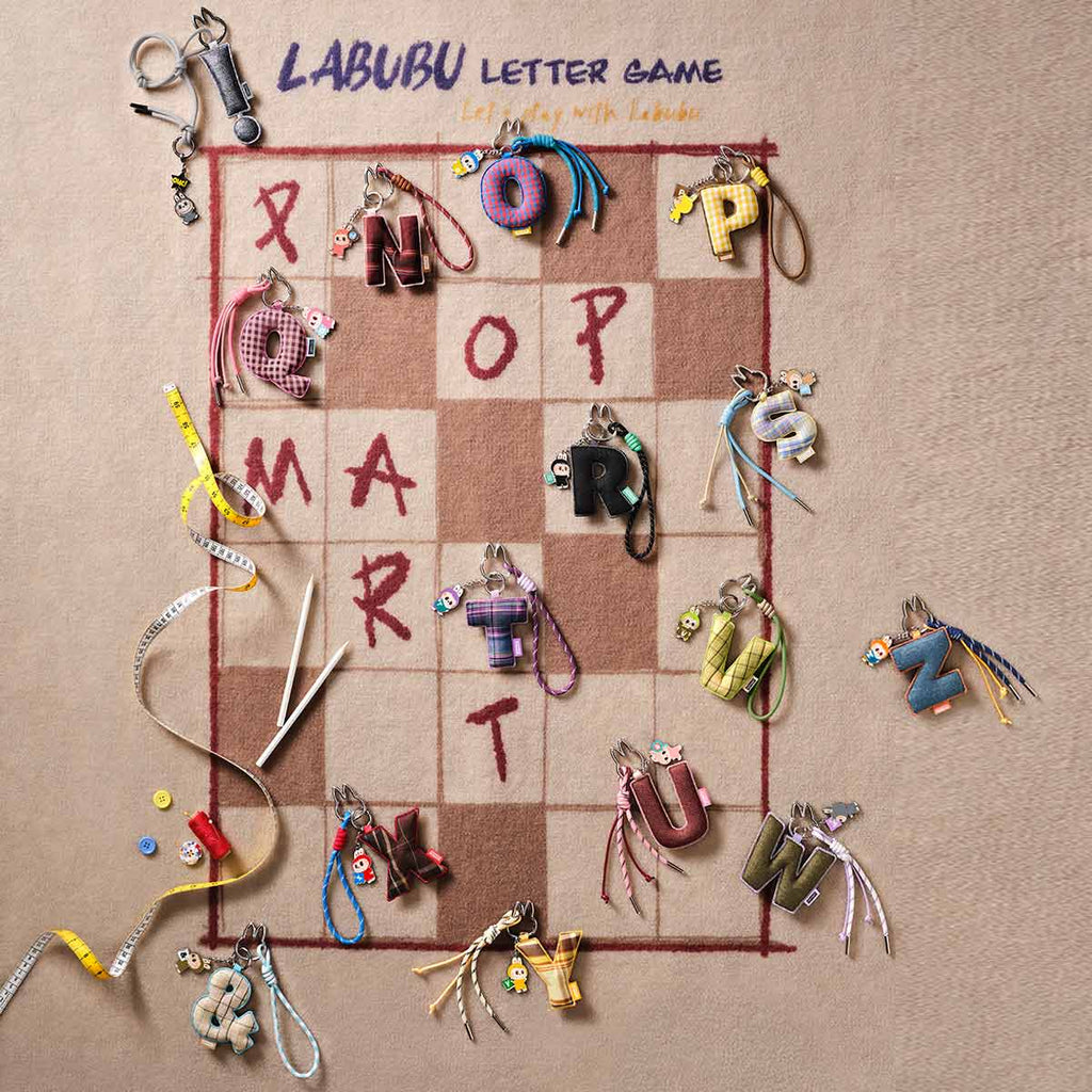 THE MONSTERS Pin for Love Series- Letter Pendant Blind Box