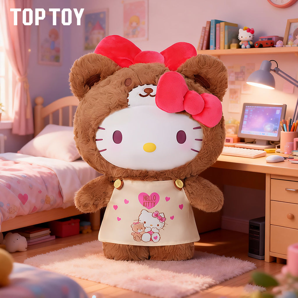 TOP TOY HELLO KITTY Caramel Pajamas peach Pajamas plush toys
