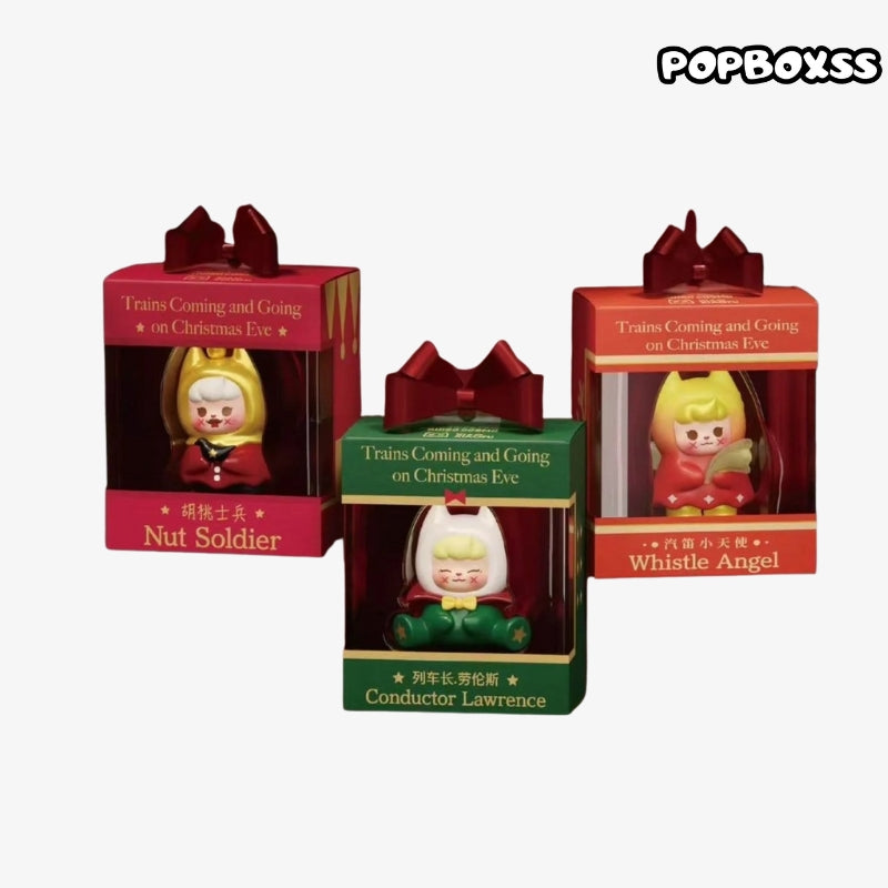 XXFU XiaoXiaoFu Christmas Train Series Mini Beans Figures Blind Box