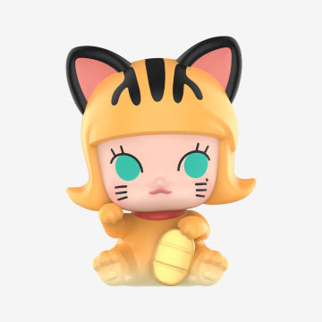 POP BEAN Lucky Cat Series PVC Figures. Blind Box
