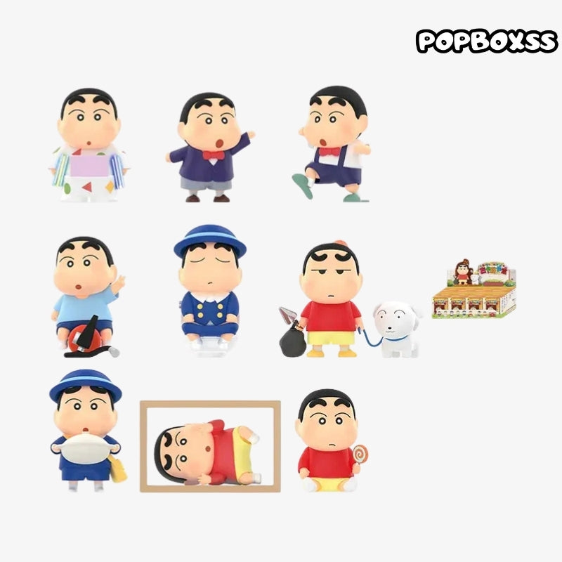 CRAYON SHINCHAN Retro Daily Life Series Figures Blind Box
