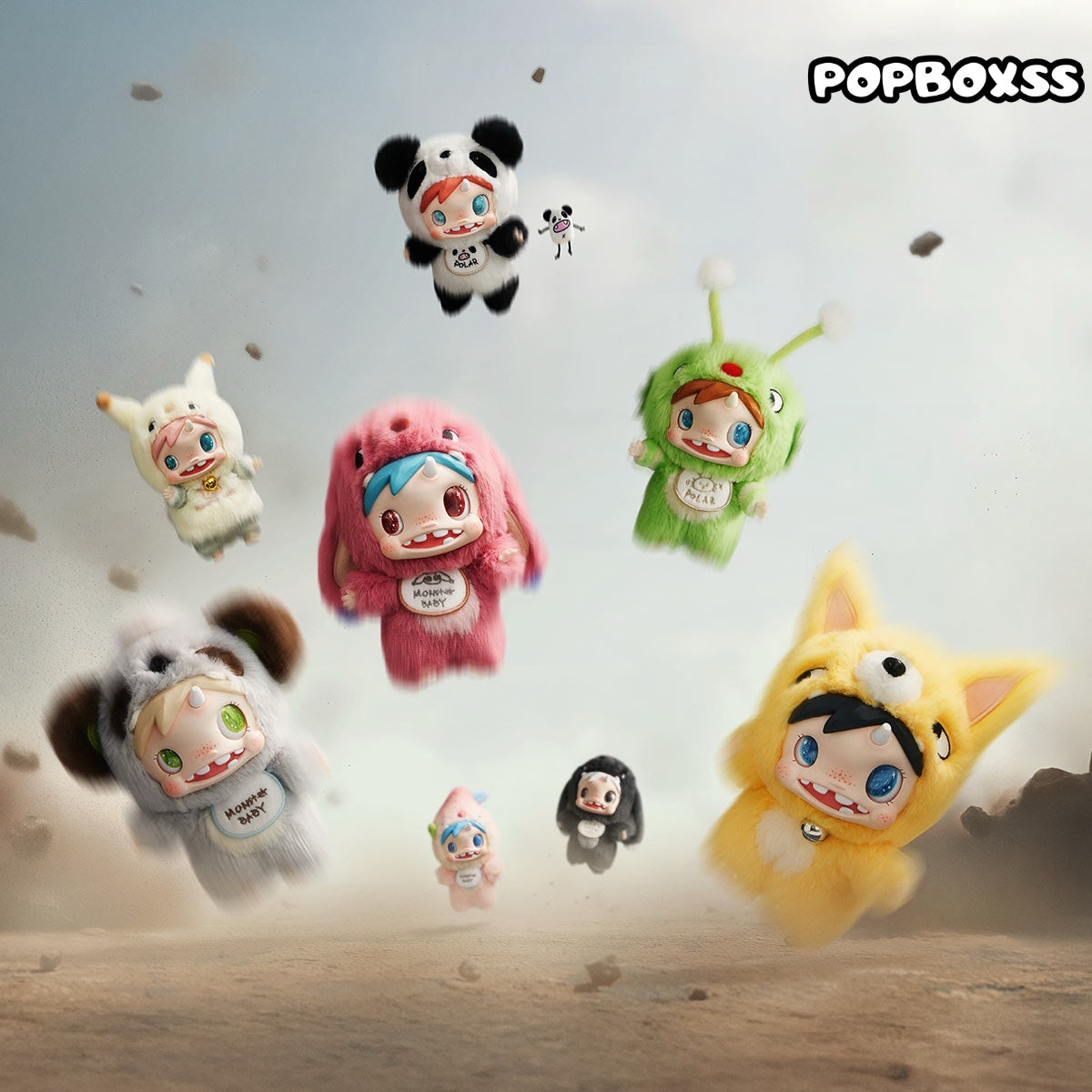 POLAR-Monster Baby Collection Series Plush Pendant Ver.1(PRE-ORDER)