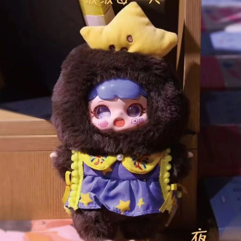 MANCHAO Mischievous Imp Rongrong Everyday Series Plush Dolls, Blind Box
