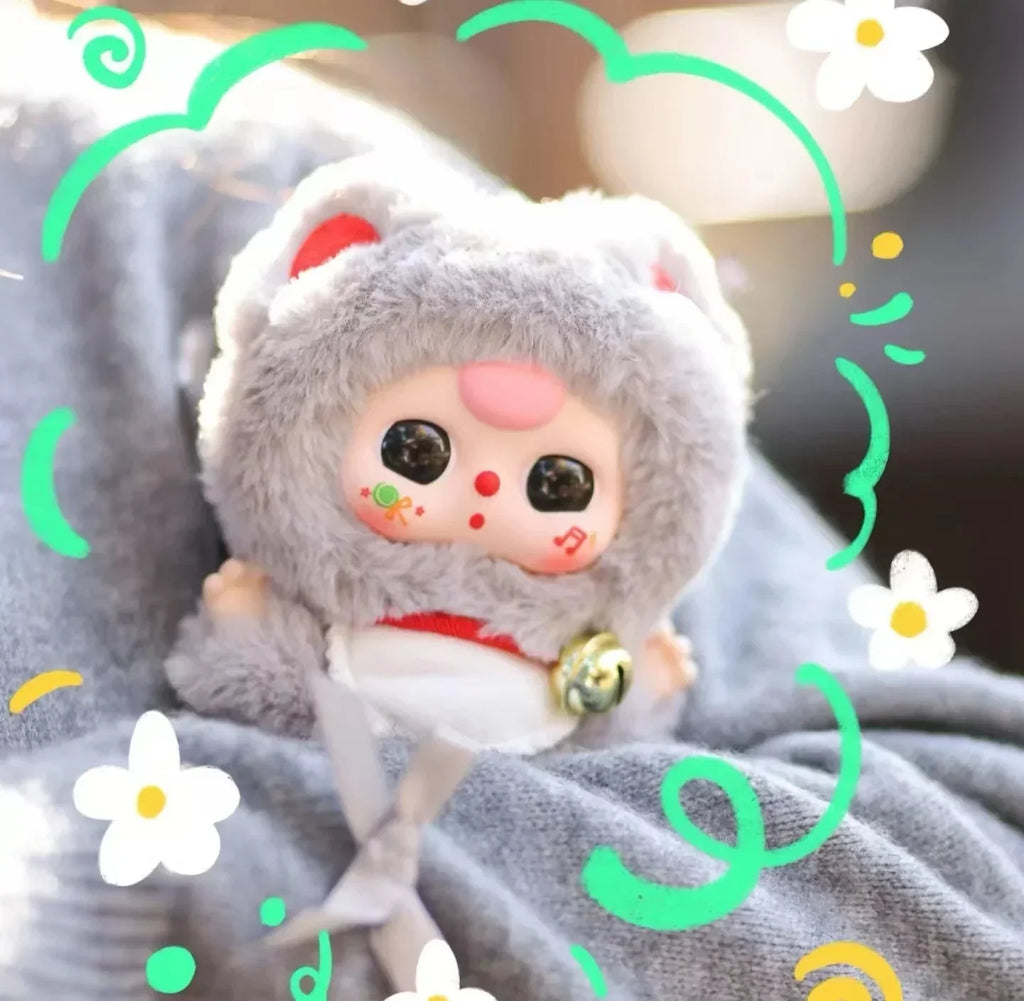 Baby Three Billionaires Cat Series Plush Dolls. Blind Box