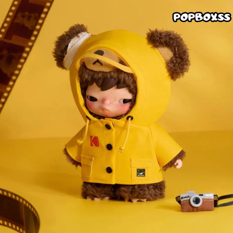 POP MART Hirono × Kodak Little Bear Vinyl Plush Pendant, Korea Exclusive (PRE-ORDER)