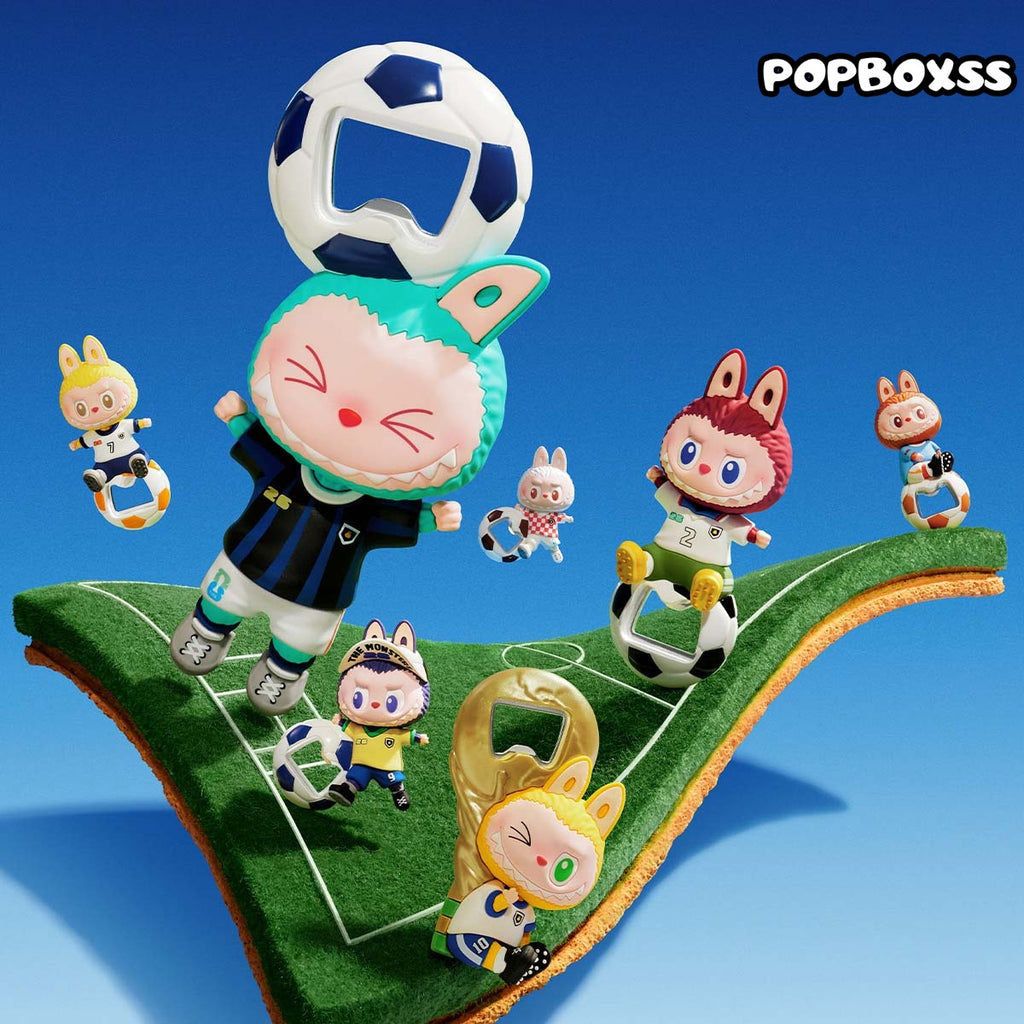 THE MONSTERS × FIFA SERIES - Bottle Opener Fridge Magnet Blind Box