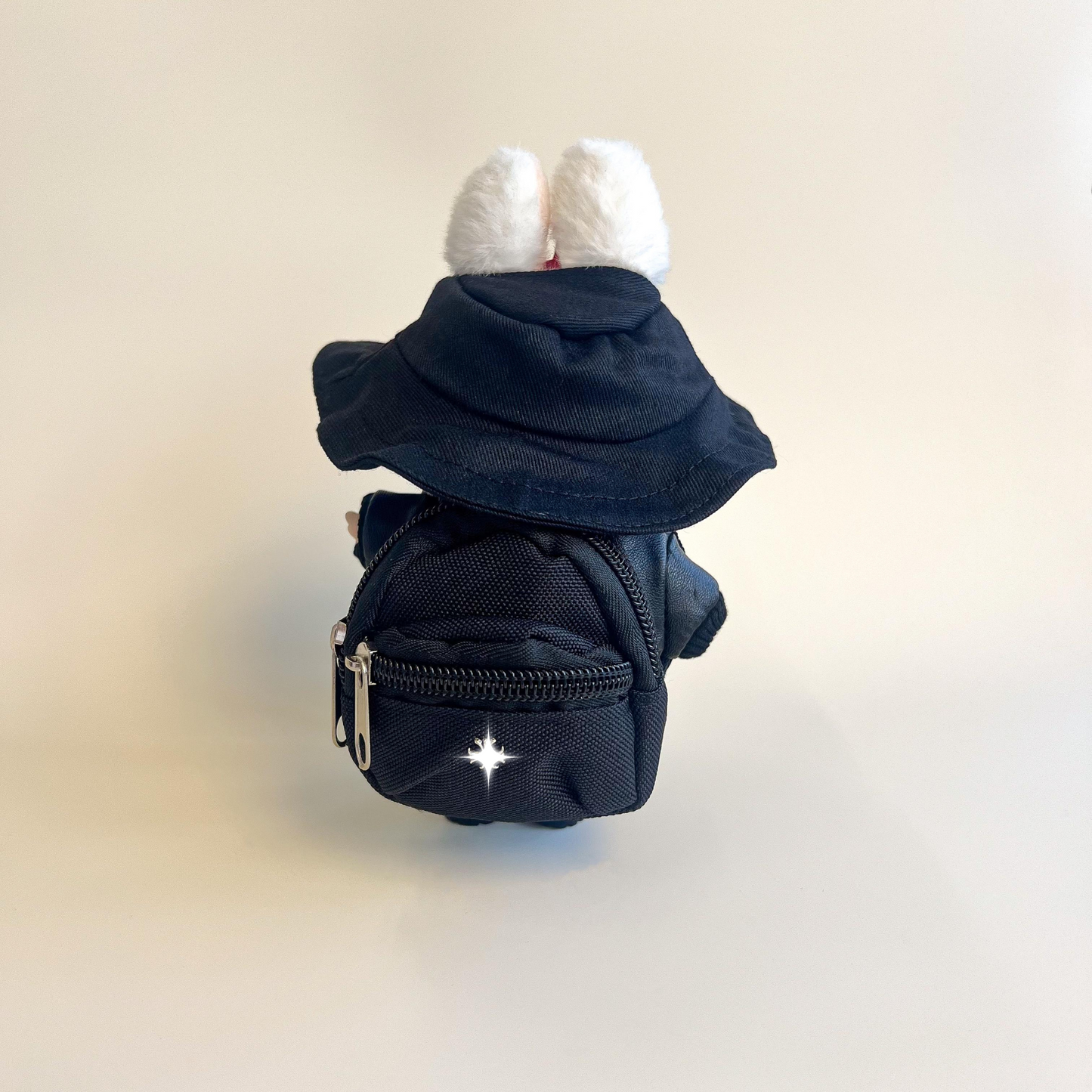 Labubu Luxe Streetwear Outfit Set – Black Edge Edition (6 Items)