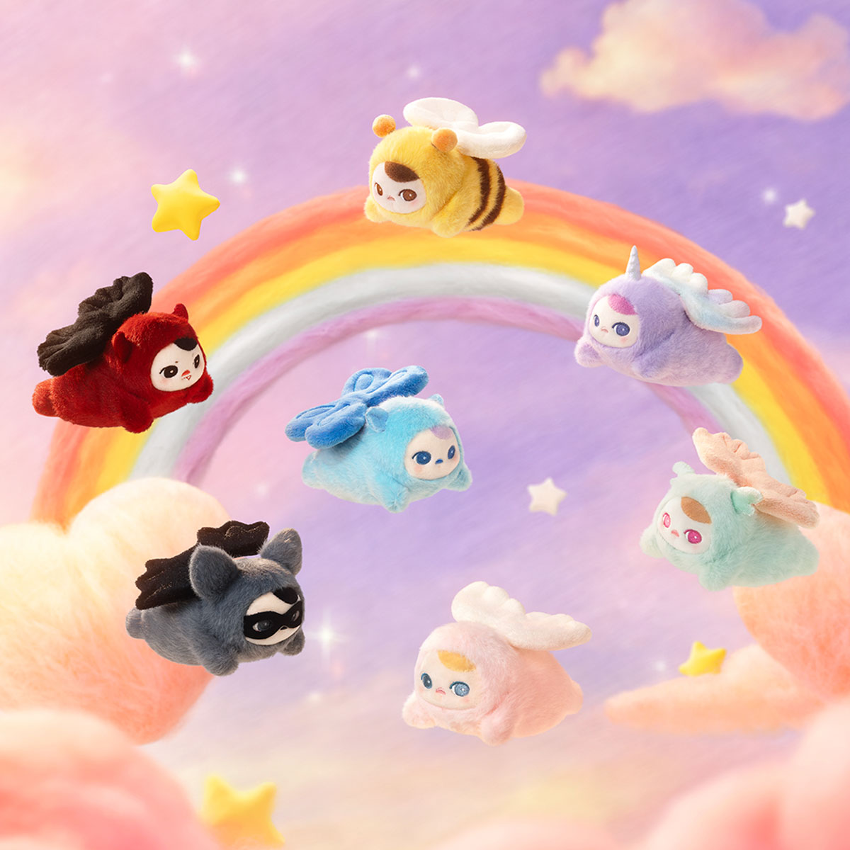 PUCKY BEANIE FLYING BABIES SERIES - Plush Pendant Blind Box