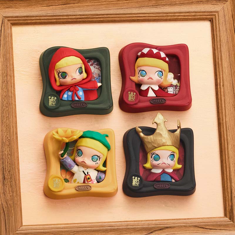 POP MART MOLLY 20th Anniversary Scenery Along the Way Series Fridge Magnet Blind Box