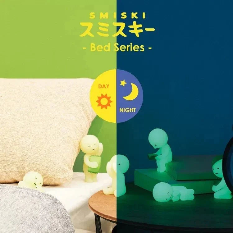 Smiski Bed Series Figures. Blind Box