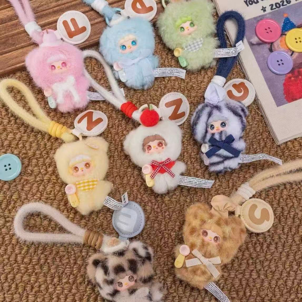 Yooki V4 Just A Bite Series Plush Vinyl Pendant Blind Box