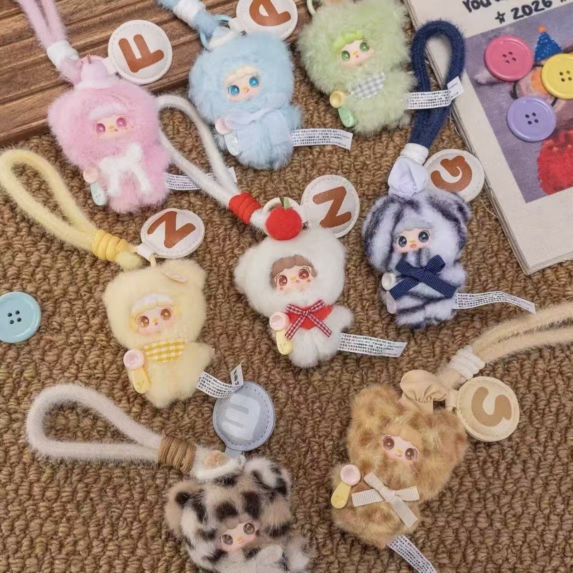 Yooki V4 Just A Bite Series Plush Vinyl Pendant Blind Box