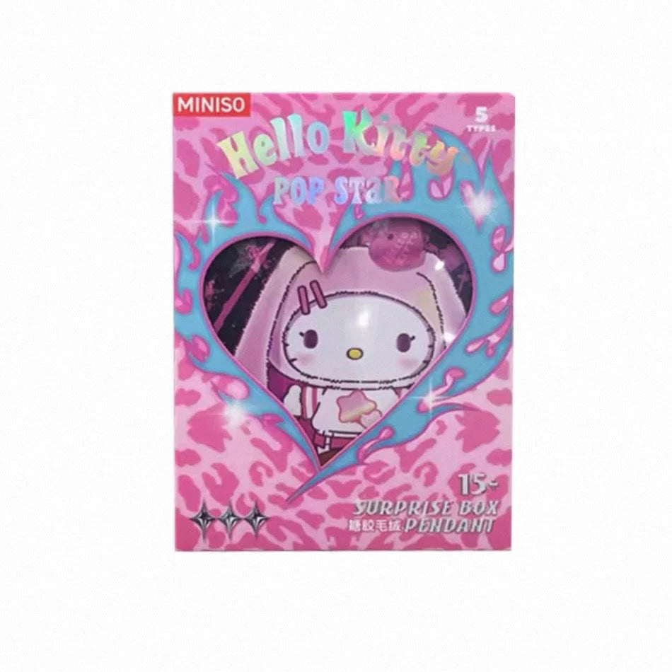 HELL0 KITTY Pop Star Series Plush Pendant, Blind Box