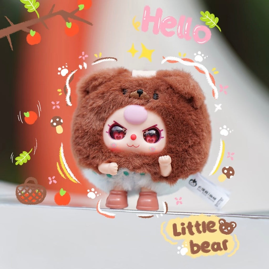 baby three Tuan Tuan Beast Vinyl plush pendant