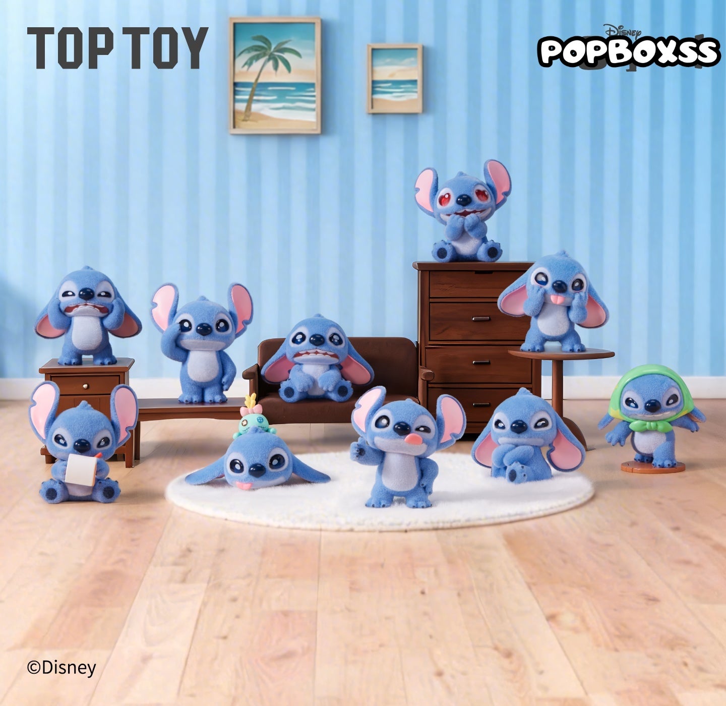 Disney Stitch Emoji Series Figures Blind Box