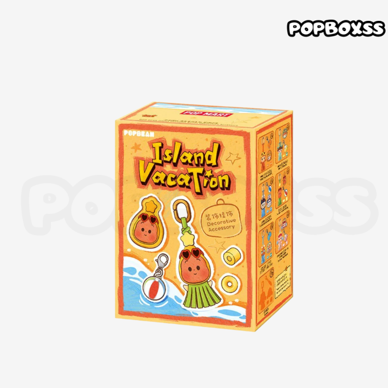 POPMART POP BEAN Island Vacation Series Decorative Charm Blind Box (PRE-ORDER)