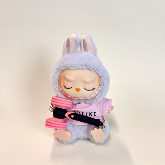 Labubu Concert Outfit Set – Pink Tour Tee with Mini Fan Lightstick (2 Items)