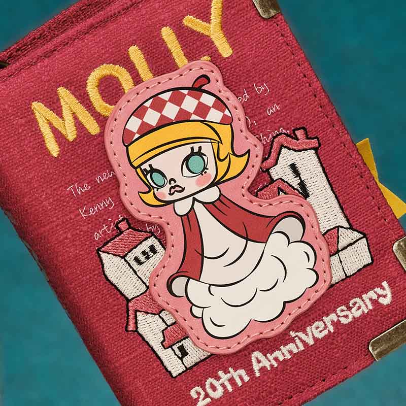 POP MART MOLLY 20th Anniversary Scenery Along the Way Series Retro Book Mini Bag Blind Box