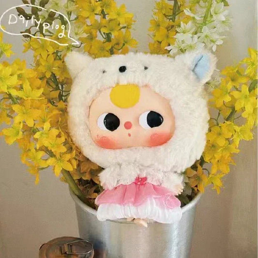 Baby Three - Big Head Baby Zipper Bag Plush Dolls. Blind Box