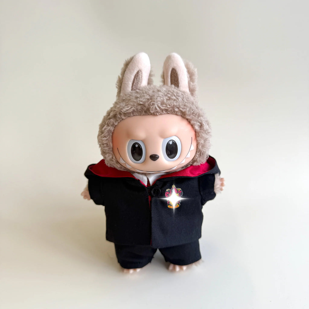 Labubu Red Wizard Outfit Set – Magical School Edition