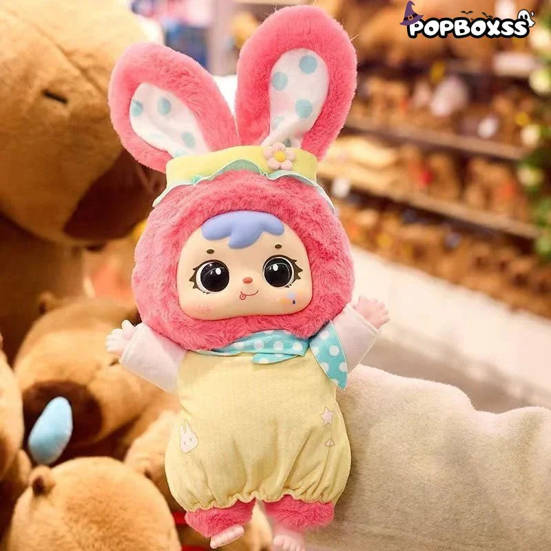 Samuel-V2 400% Little Bear And Little Rabbit's Happy Picnic Series Plush Dolls, Blind Box