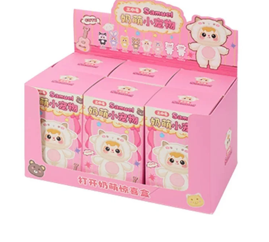 Samuel Cute Little Pet Series Plush Dolls, Blind Box