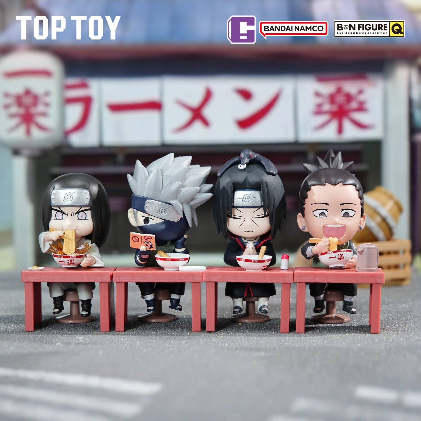 Naruto Shippuden Ramen-themed blind box figurines