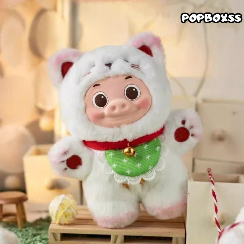 TOP TOY GG BOND Cat Soft Plush Keychains Gift Blind Box