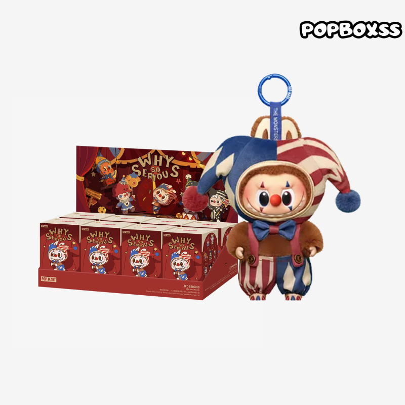 【Sale】Labubu The Monsters Why So Serious Series Plush Pendant POP MART Blind Box