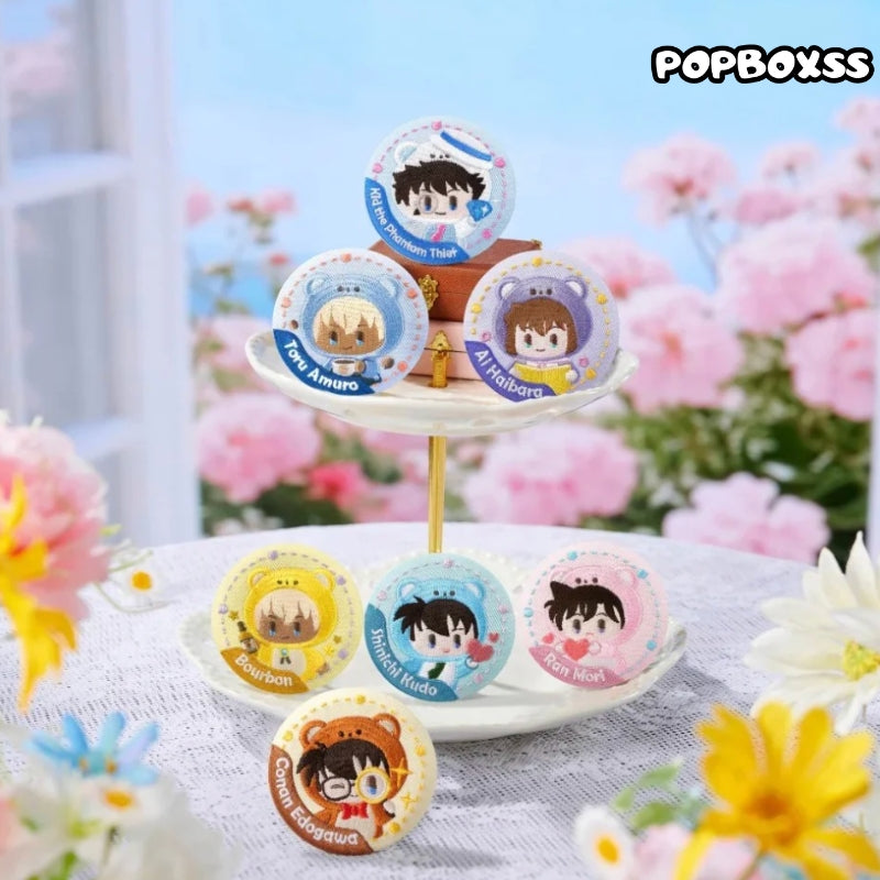 Detective Conan Bear Dectective Series Badge Blind Box