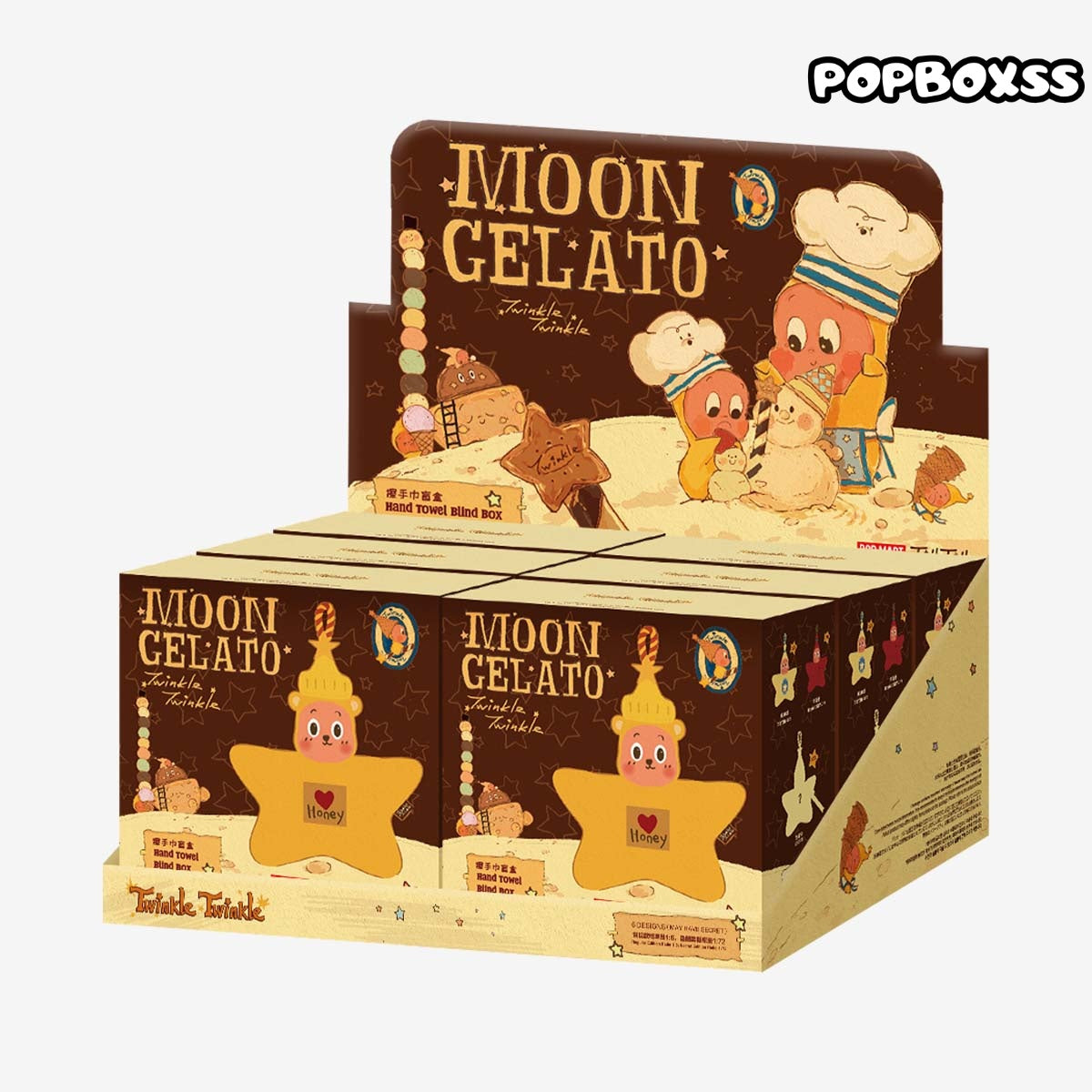 Twinkle Twinkle MOON GELATO Series-Hand Towel Blind Box