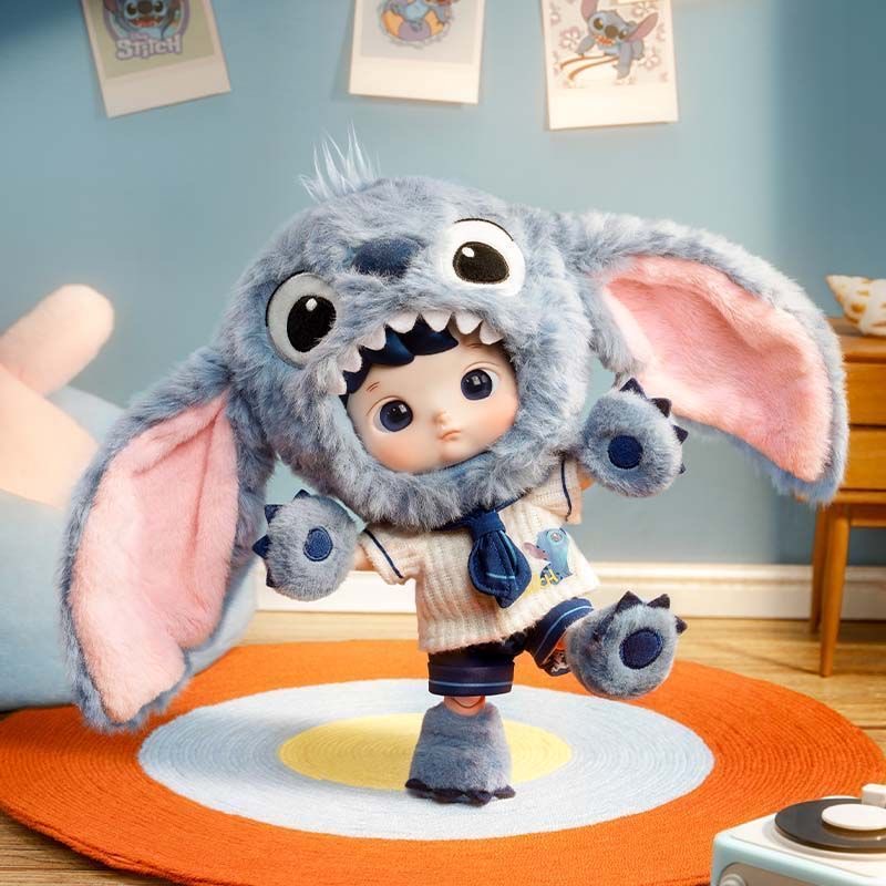 POPMART HACIPUPU Stitch 1/8 Action Figure Trendy Cute Ornaments Creative Gift