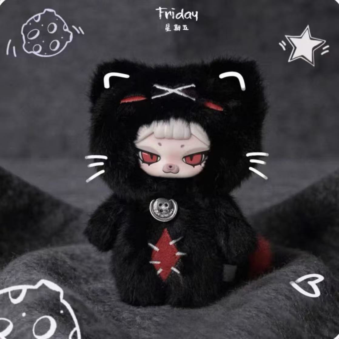 Piku The Week Series Plush Pendant Blind Box