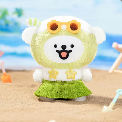 Maltese Colorful Daily Life Series Plush Pendant Dolls, Blind Box