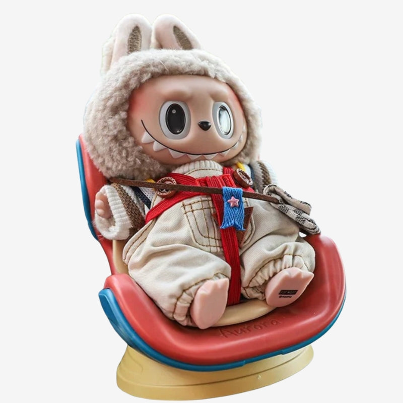 Kawaii Doll Seat Mini Seat for Labubu Ob11 Doll Cartoon Ornament