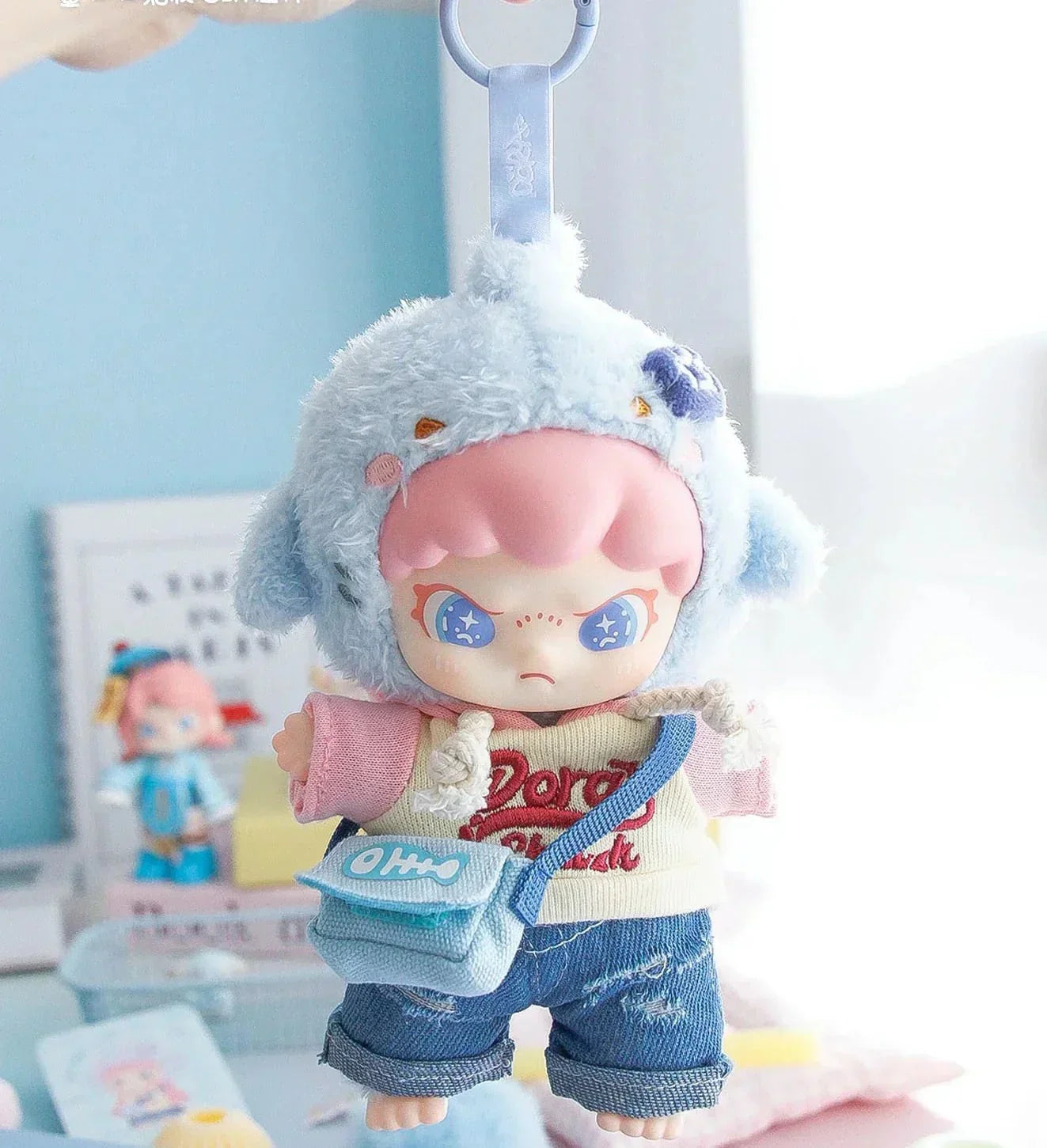 Dora Sharky Lala Girl Vinyl Plush Doll & Pendant